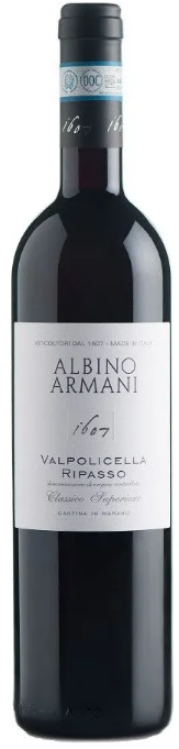 Акція на Вино Albino Armani Valpolicella Ripasso Classico Superiore Doc красное, сухое 13.5% (0.75 л) (MAR8022592122009) від Stylus