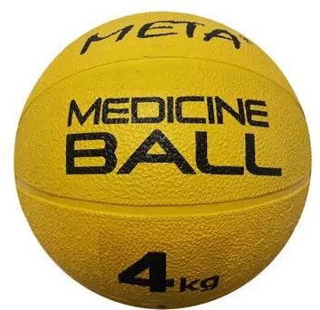 Акція на Медбол Meta Colour Medicine Ball 4 kg желтый Уни 23 см (3000400100) від Stylus
