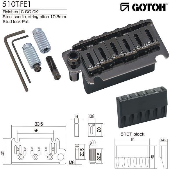 

Тримали Gotoh 510T-FE1 (CK)