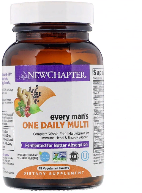 Акція на New Chapter, Every Man's One Daily Multi, 48 Vegetarian Tablets (NCR-00322) від Stylus