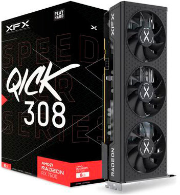 Акція на Xfx Speedster Qick 308 Amd Radeon Rx 7600 Black Edition (RX-76PQICKBY) від Stylus