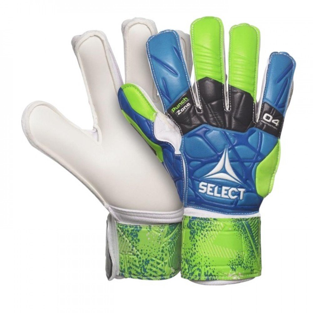 

Перчатки вратарские Select Goalkeeper Gloves 04 Hand Guard синий, зеленый, белый Дет 6 (16,5см) (601040-332)