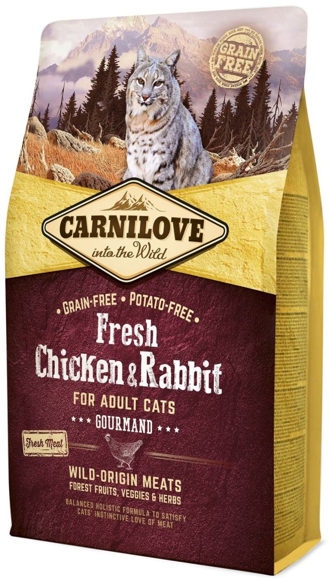 Акція на Сухой корм Carnilove Fresh Chicken Rabbit для взрослых кошек курица и кролик 2 кг (8595602527397) від Stylus