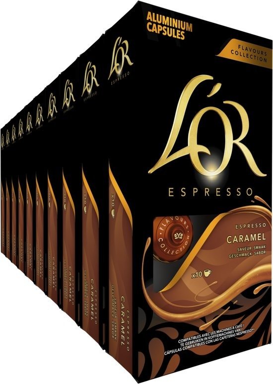 Акція на Кофе в капсулах L'OR Espresso Caramel шоубокс 100х5.2 г (8711000488287) від Stylus