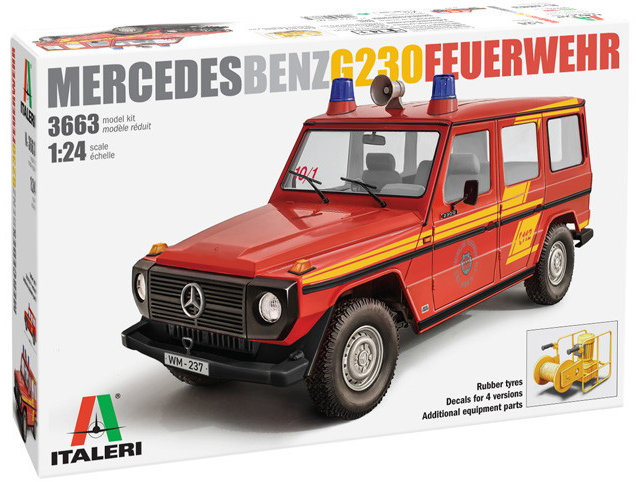 Акція на Модель Italeri Машина пожежного департаменту Mercedes Benz G 230 (IT3663) від Y.UA