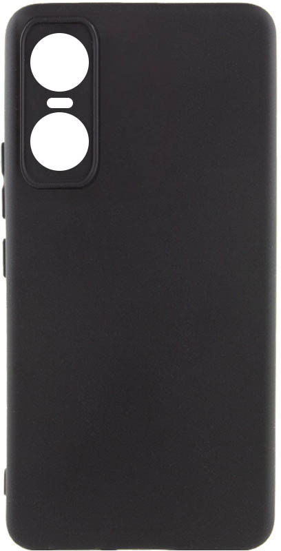 

Lakshmi Case Silicone Cover Full Camera Black for Tecno Pop 6 Pro