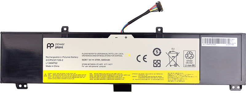 

Акумулятор PowerPlant для ноутбуків Lenovo Erazer Y50 (L13M4P02) 7.4V 6400mAh (NB481040)