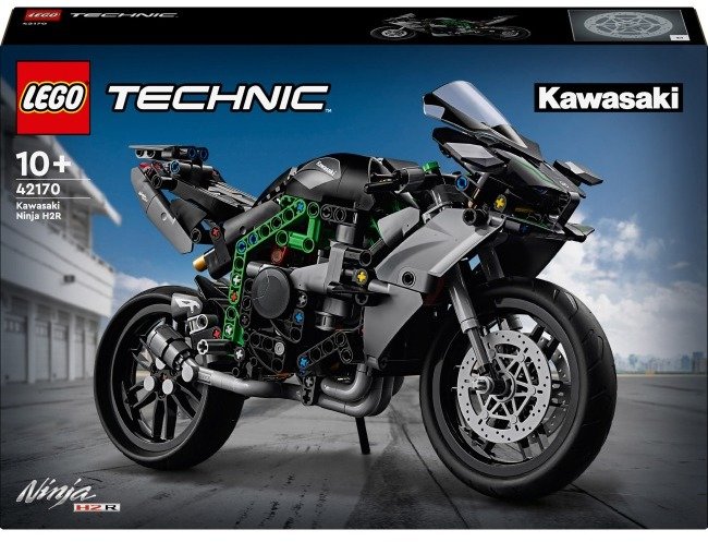 

Конструктор Lego Technic Мотоцикл Kawasaki Ninja H2R 643 деталі (42170)