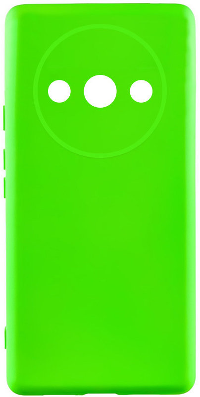 

Lakshmi Case Silicone Cover Full Camera Neon Green for Xiaomi Redmi A3