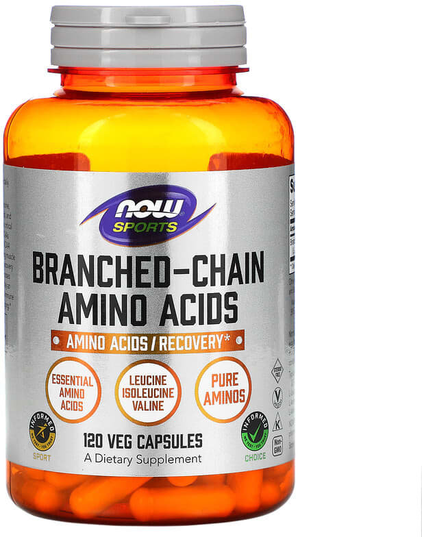 

Now Foods Sports, Branched Chain Amino Acids, 120 Capsules (NF0053)