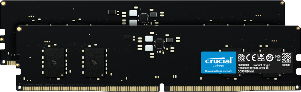 

Crucial 16 Gb (2x8GB) DDR5 4800 MHz (CT2K8G48C40U5)