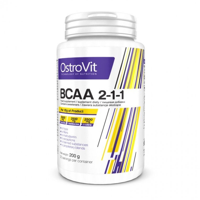 

OstroVit Bcaa 2-1-1 200 g /20 servings/ Pure