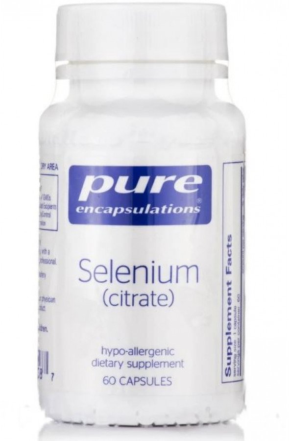 Акція на Pure Encapsulations Selenium Citrate, 60 Capsules (PE-00458) від Stylus