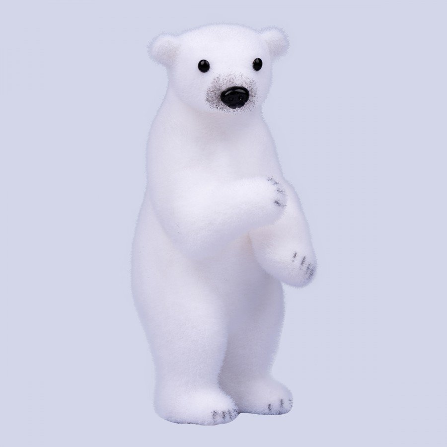 

Мишка новогодний Yes! Fun, 23х9х23 см, белый