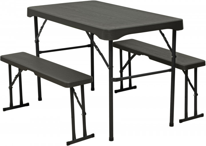 Акция на Набор складной мебели Time Eco TE-1840 стол и лавки 2 шт (4820211101169) от Stylus