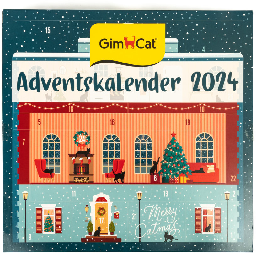 Акція на Адвент календарь 2024 GimCat Adventskalender 2024 для котов 550 г (4002064422374) від Stylus