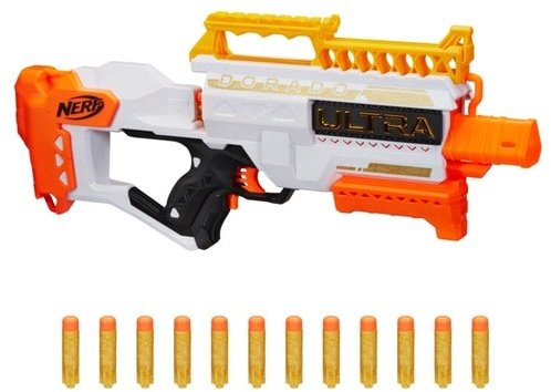 

Бластер Hasbro Nerf Ultra Dorado с 12 стрелами Ultra Darts (F2018)