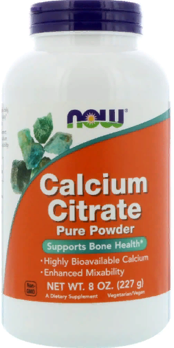 

Now Foods Calcium Citrate 600 mg Цитрат кальцію 227 г