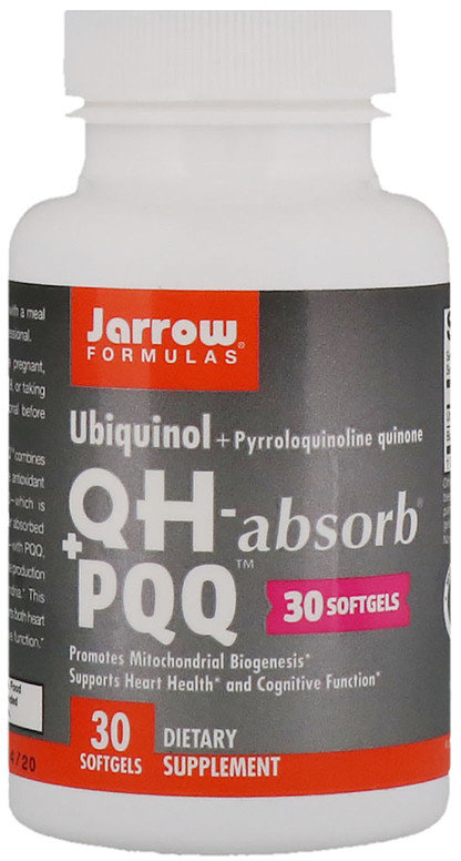 Акція на Jarrow Formulas, Ubiquinol, QH-Absorb + PQQ, 30 Softgels (JRW06027) від Stylus