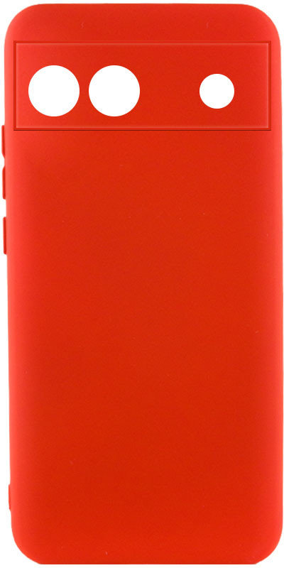 

Lakshmi Case Silicone Cover Full Camera Red for Google Pixel 6a