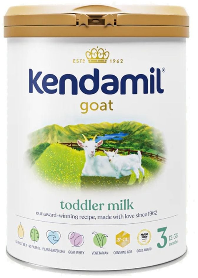 Акція на Суха суміш Kendamil Goat 3 на козячому молоці 12-36 міс. 800г (92000020) від Y.UA