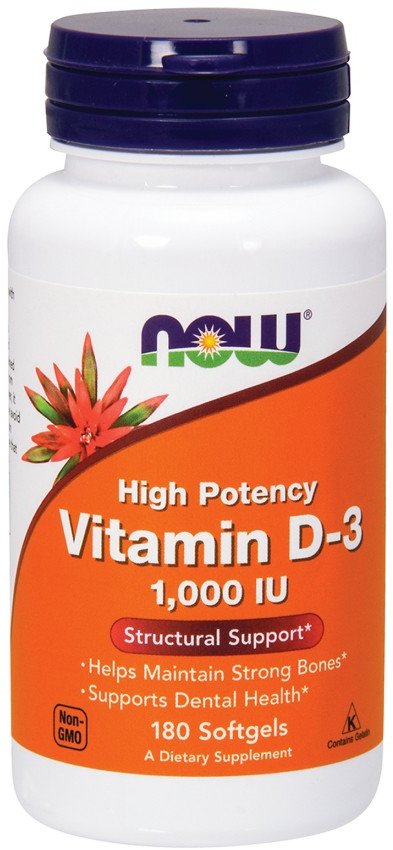 

Now Foods Vit D-3 1000 Iu 180 Sgels Витамин D3