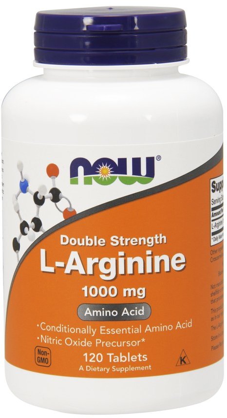 Акція на Now Foods L-Arginine Double Strength 1000 mg 120 tabs від Stylus