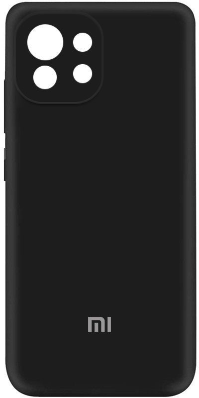 

Mobile Case Silicone Cover My Color Full Camera Black for Xiaomi Mi 11 Lite