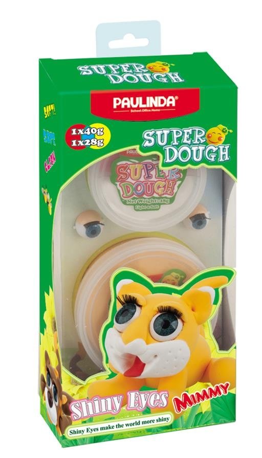 

Масса для лепки Paulinda Super Dough Shiny Eyes Кот Mimmy глянцевые глаза PL-081377-2