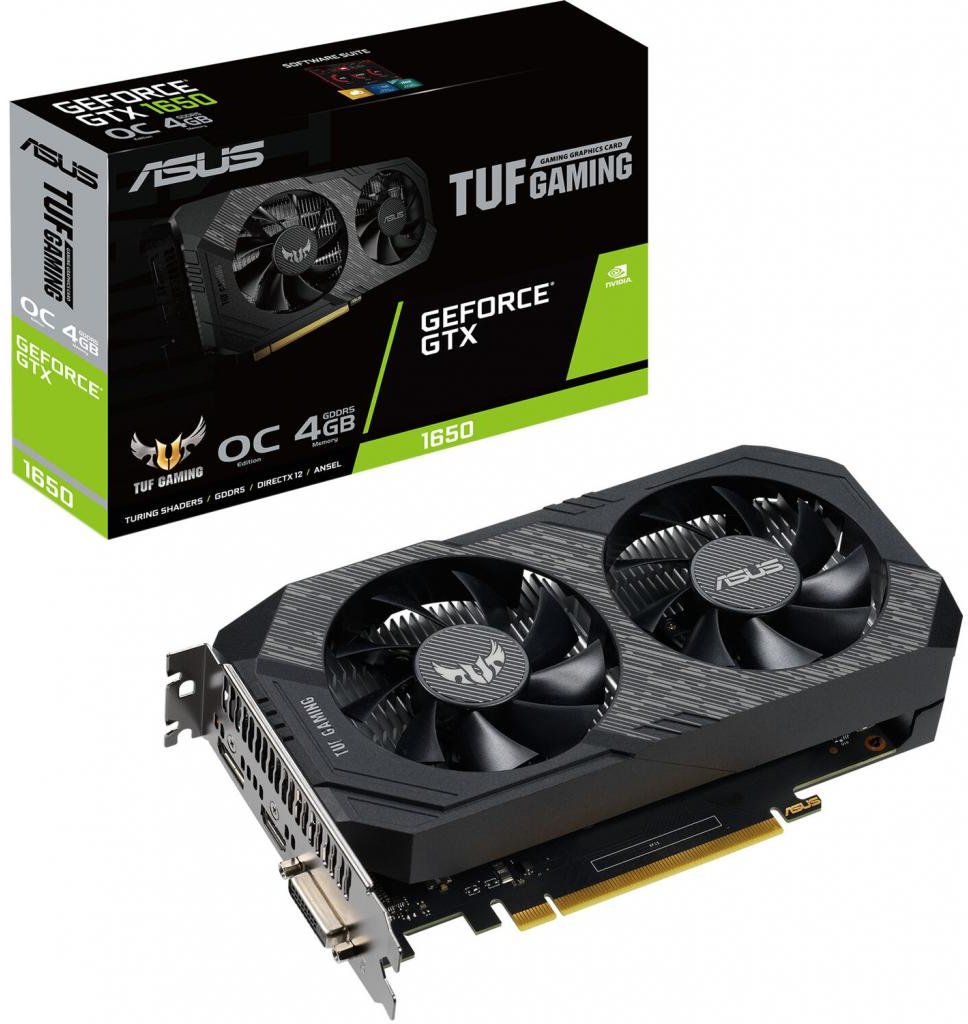 

Asus GeForce GTX1650 4096Mb Tuf Oc D6 P Gaming (TUF-GTX1650-O4GD6-P-GAMING)