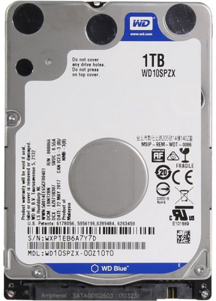 

Wd Blue 2.5" 1 Tb (WD10SPZX)