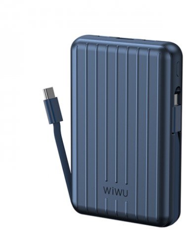 

Wiwu Power Bank 5000mAh 22.5W Trunk Magnetic Wireless Blue (PP02)