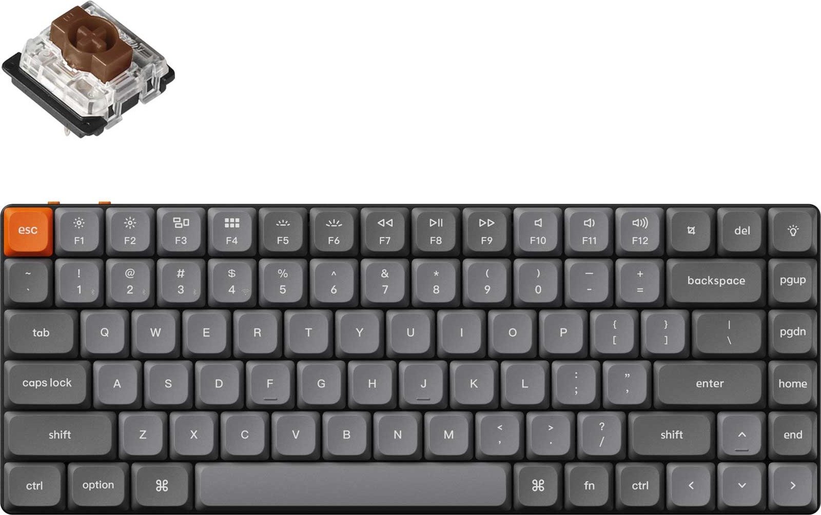 Акція на Keychron K3 Max 84 Key Rgb Hot-Swap Gateron Mx 2.0 Brown Black (K3MH3_KEYCHRON) від Stylus