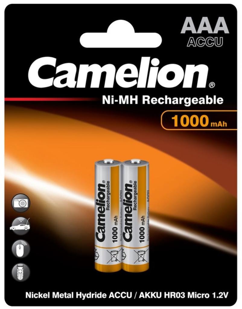 

Camelion Aaa 1000mAh Ni-MH * 2 R03-2BL (NH-AAA1000BP2)