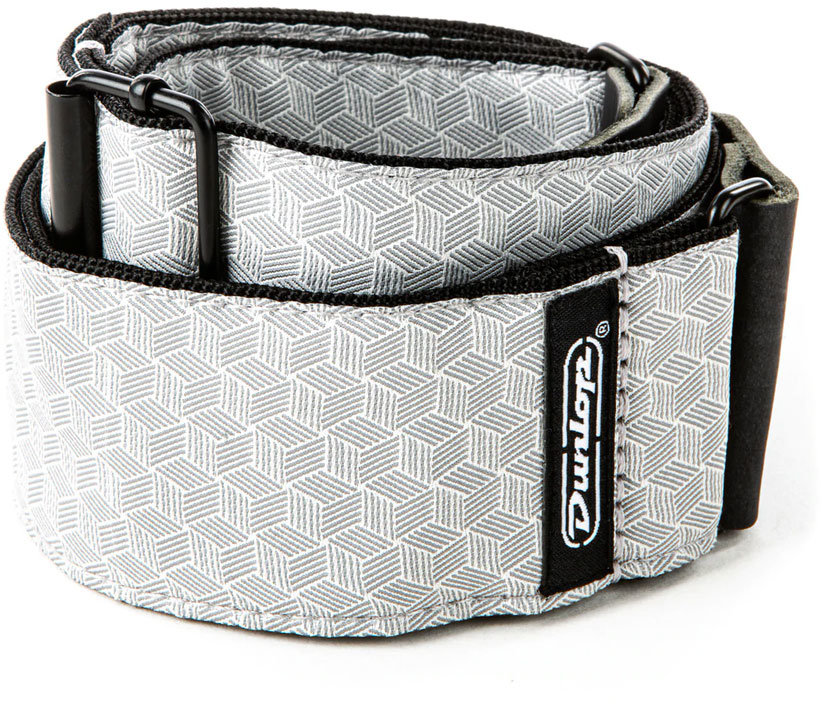 

Гитарный ремень Dunlop D6712 Jacquard Cube Hatch Light Grey Strap