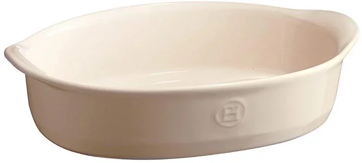 Акція на Форма для выпечки Emile Henry Ovenware овальная 27x17.5 см кремовая (029050) від Stylus