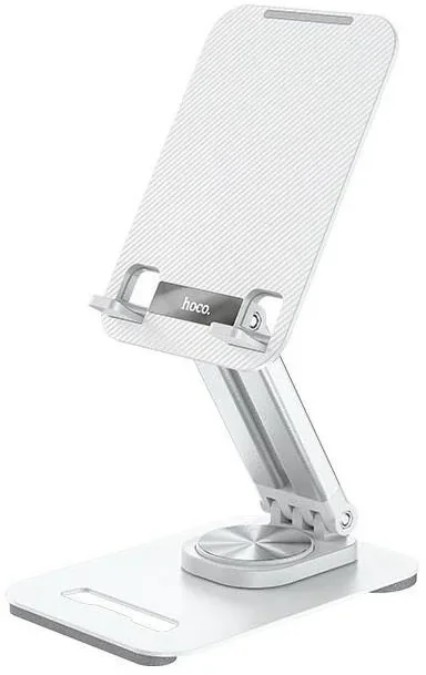 Акція на Hoco Desk Holder PH48 White for Tablets and Smartphones з 4.5" to 12.9" від Y.UA