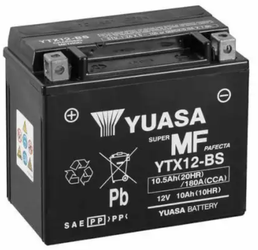 

Мотоциклетний акумулятор Yuasa YTX12-BS