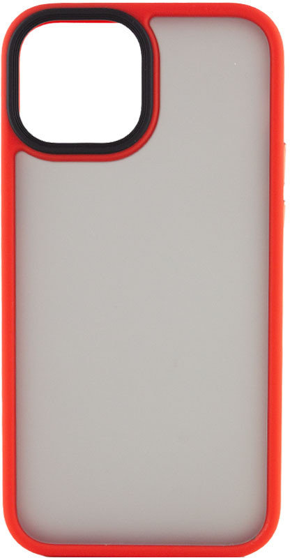 

Mobile Case TPU+PC Metal Buttons Red for iPhone 13 mini
