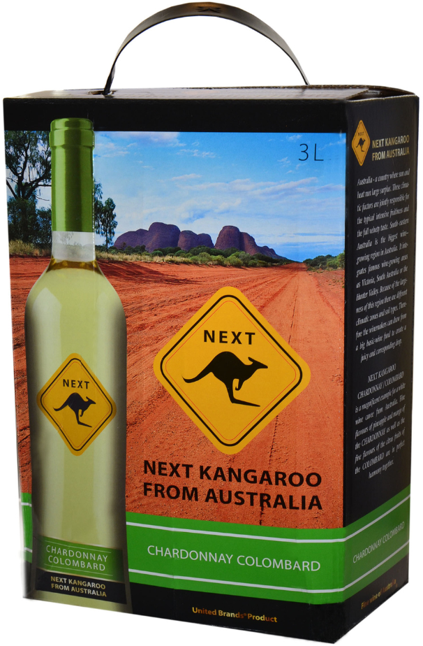 Акція на Вино Next Kangaroo Chardonnay Colombard белое сухое Bag in Box 3 л (VTS3932310) від Stylus