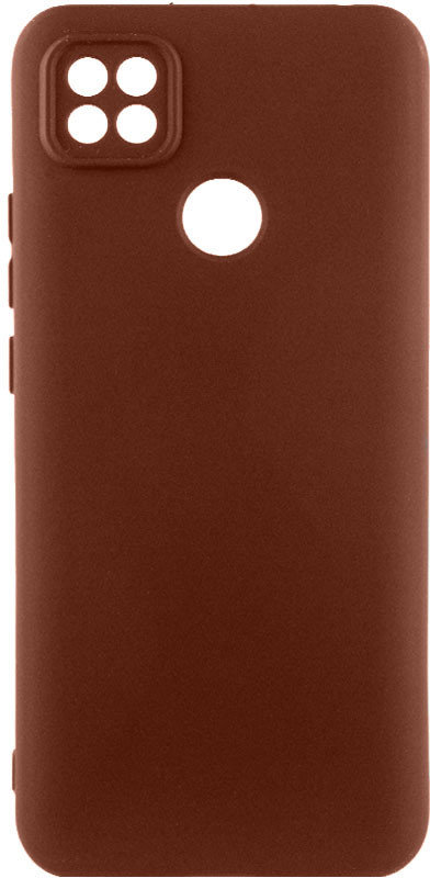 

Lakshmi Case Silicone Cover Full Camera Brown for Oppo A15s/A15