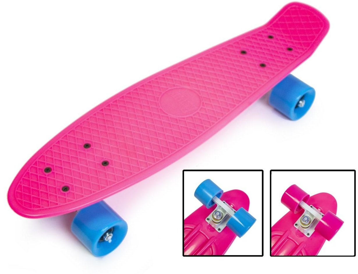 

Penny Board Малиновый цвет Матовые колеса