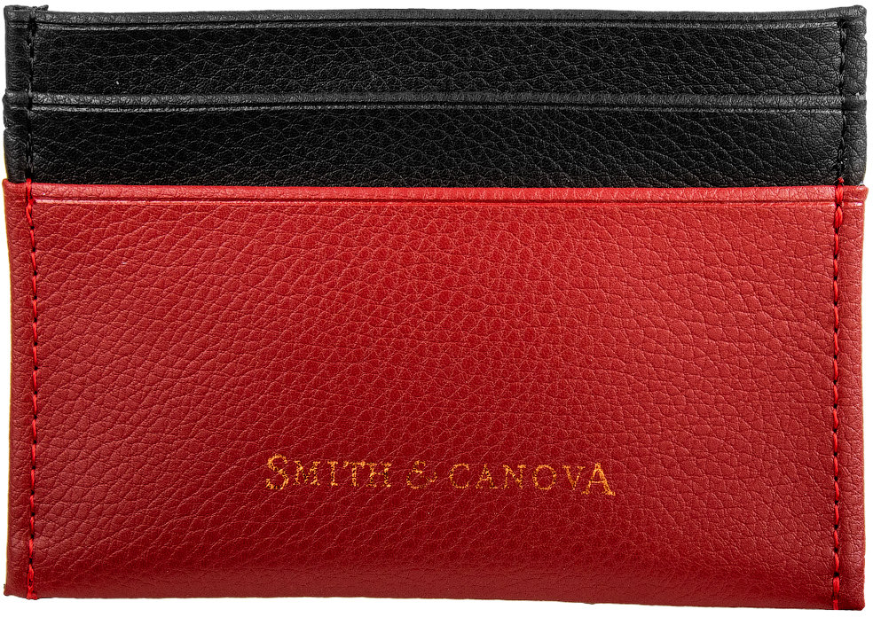 

Мужской картхолдер Smith&Canova красный (FUL26827-red-black)