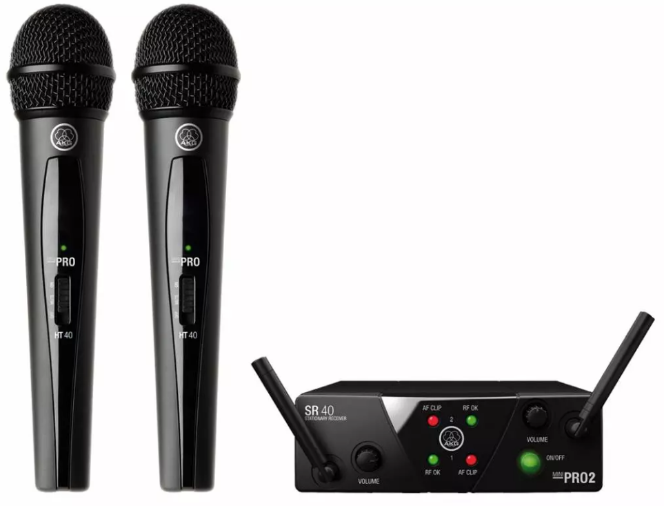 Акція на Микрофонная радиосистема Akg WMS40 Mini2 Vocal Set Bd ISM2/3 EU/US/UK від Stylus