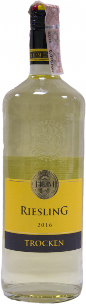 Акція на Вино Hxm Riesling Trocken белое сухое 1л (VTS4111210) від Stylus