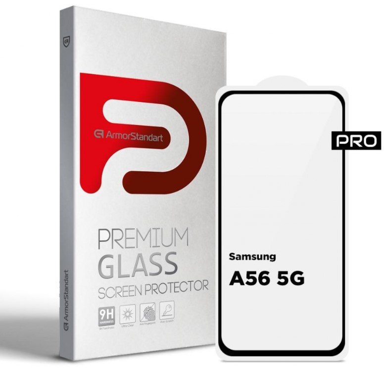 

ArmorStandart Tempered Glass Pro Black для Samsung A566 Galaxy A56 5G (ARM82612)