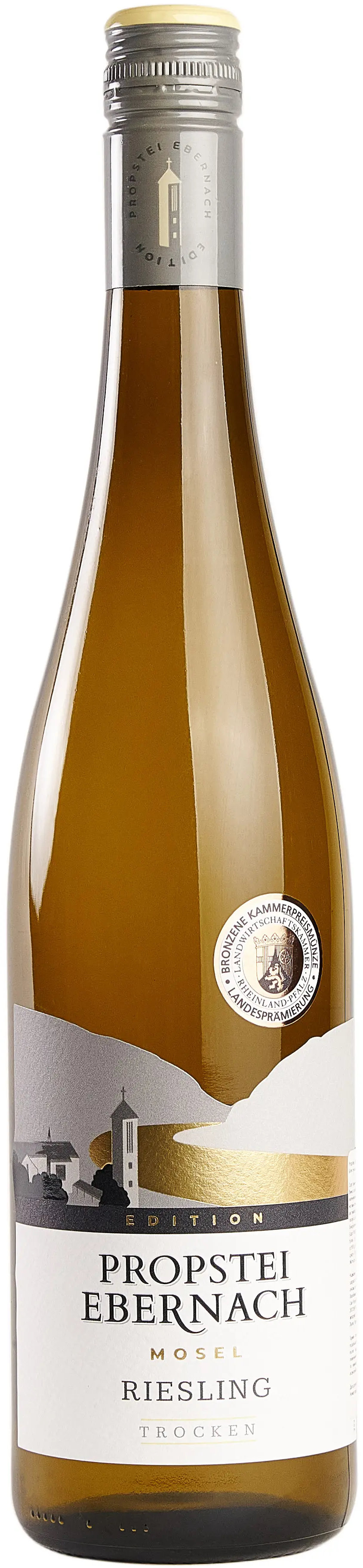 Акція на Вино Propstei Ebernach Riesling Trocken, белое сухое, 0.75л 12.5% (ALR16112) від Stylus