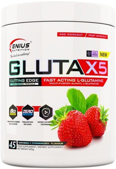 

Genius Nutrition Gluta X5 405 g/45 servings/Strawberry