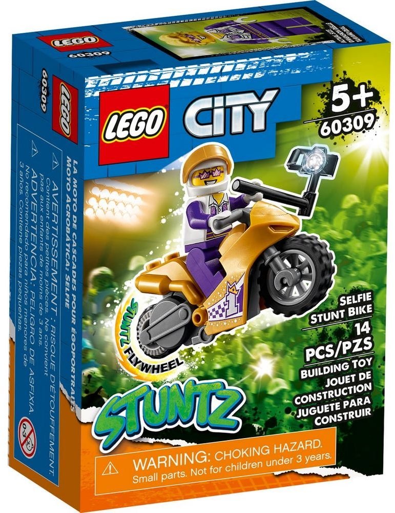 

Конструктор Lego City Селфи на каскадерском мотоцикле (60309)