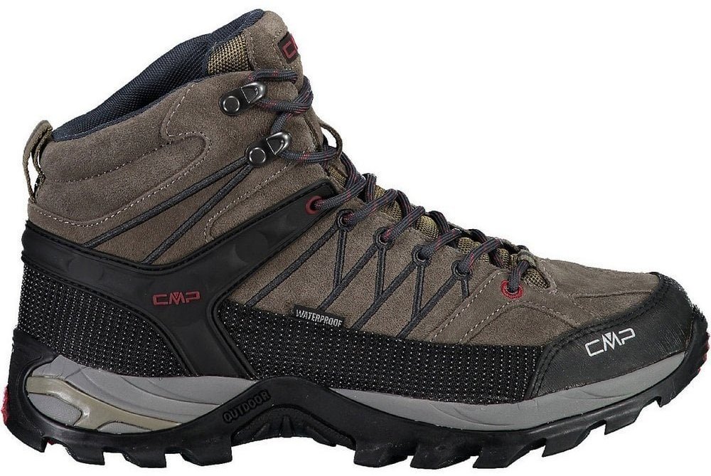 

Черевики Cmp Rigel Mid Trekking Shoe Wp (3Q12947-02PD) 40 сірі натуральна замша зима